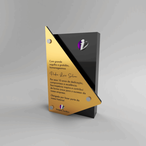 Troféu Personalizado em Acrílico Modelo 1 - Imagem 2