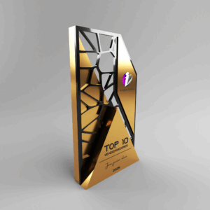 Troféu em acrílico Modelo A3