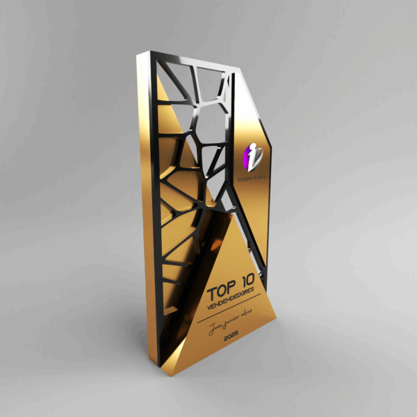 Troféu em acrílico Modelo A3