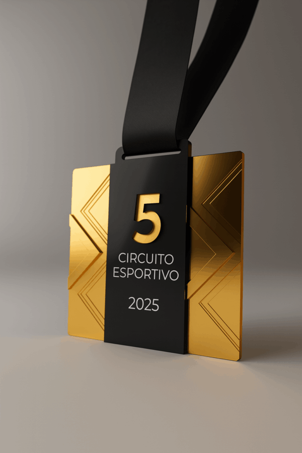 Medalha em Acrílico - Modelo 2